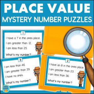 place value mystery number riddles